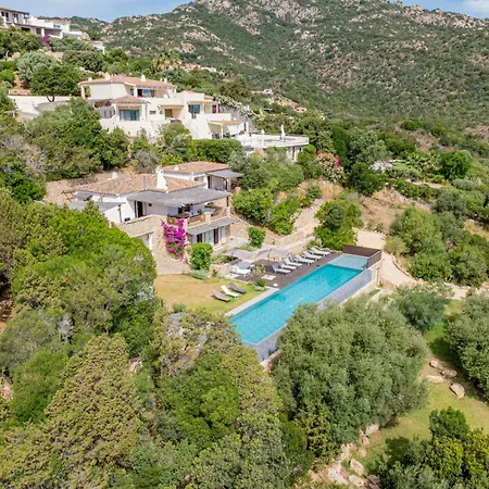 Villa Luxury A Pantogia Con Piscina A Sfioro Porto Cervo
